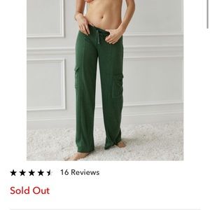 Out From Under Gabbie Terrycloth Cargo Pant